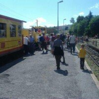 Départ du train jaune